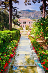 Naklejka premium Villa Ephrussi de Rothschild, Frankreich