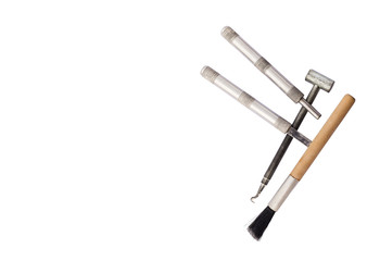 Equipment for geological excavation is a set of simulator tools for training.