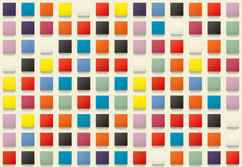 タイル　カラフル