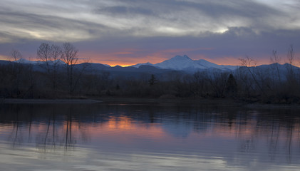 Sunset over Longs Peak