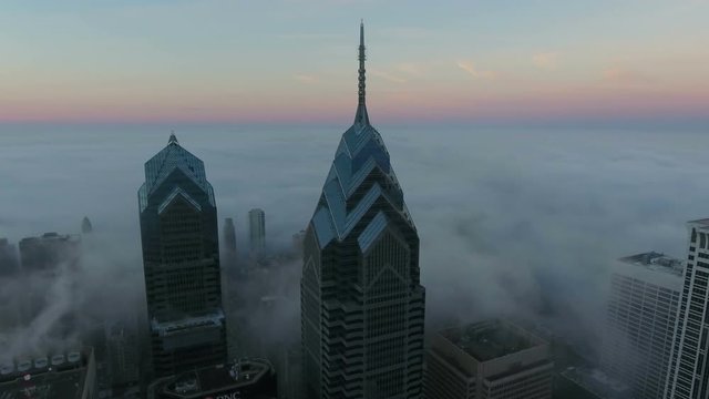 Aerial Pennsylvania Philadelphia September 2016 4K