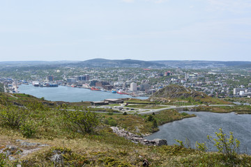 Fototapeta na wymiar View of St. John's, Newfoundland