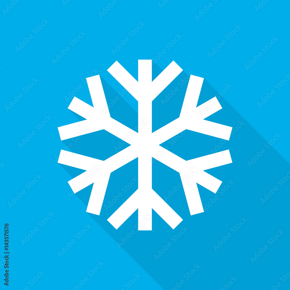 Canvas Prints snowflake icon. vector illustration.