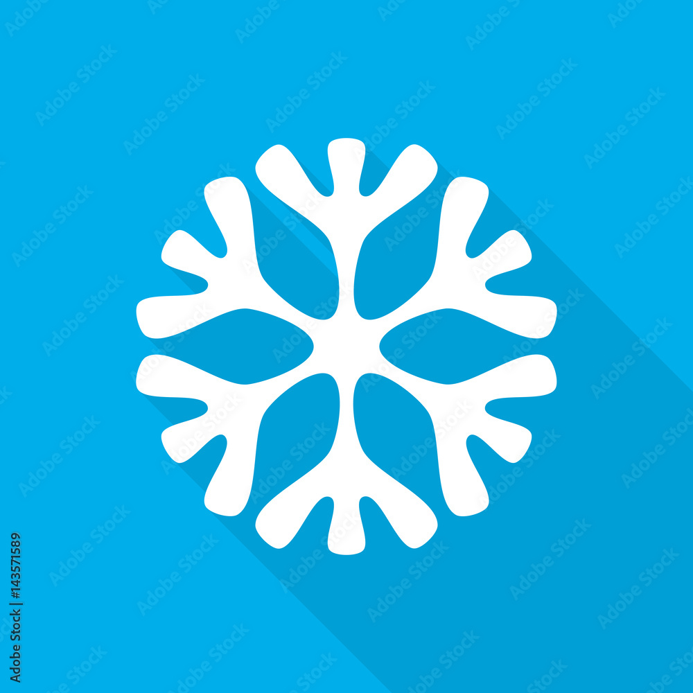 Canvas Prints snowflake icon. vector illustration.