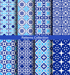 Blue backgrounds floral patterns