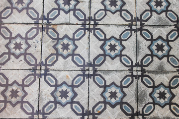 Vintage Ancient Tile Floor