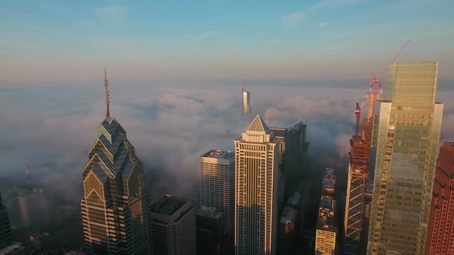 Aerial Pennsylvania Philadelphia September 2016 4K