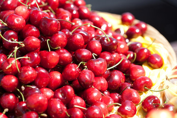 red cherries