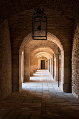 Inside Barcelona Montjuic castle