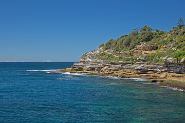 Fototapeta na wymiar Felsformation am Coastal Walk