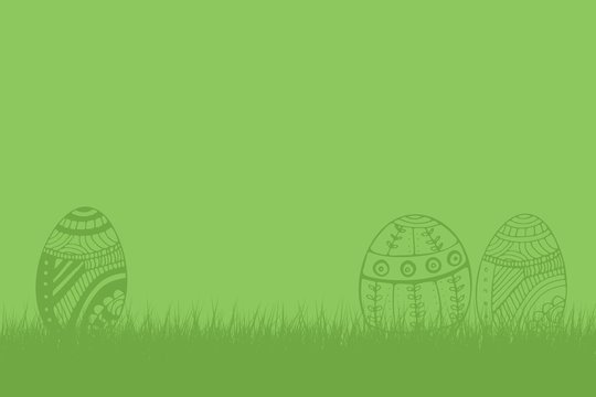 Composite image of easter eggs