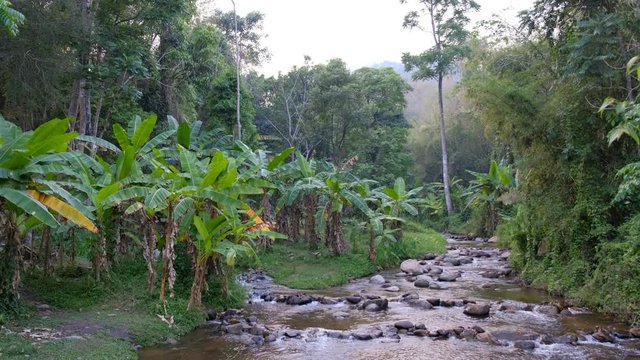 Jae Sorn Waterfall, nature waterfall in Lampang province, Thailand.