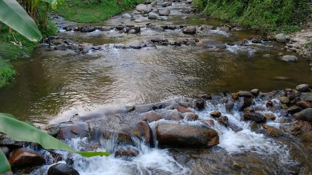 Jae Sorn Waterfall, nature waterfall in Lampang province, Thailand.