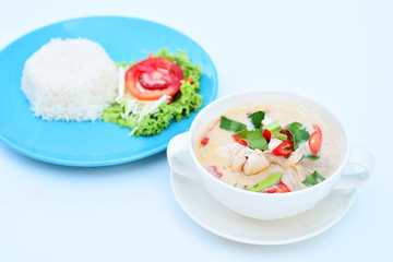 Chicken coconut soup