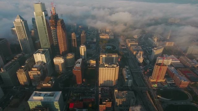 Aerial Pennsylvania Philadelphia September 2016 4K
