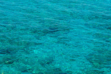 the water in the Mediterranean Sea