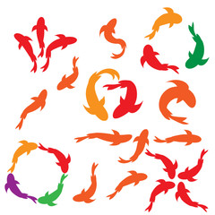 Fototapeta premium icon carp. logo vectore