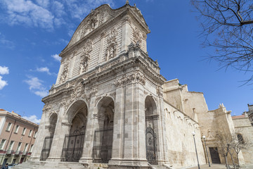 Fototapeta premium Cathedral of San Nicola, Sassari, Sardinia,Italy.