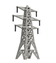 Power Transmission Tower Isolated