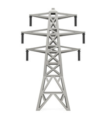 Power Transmission Tower Isolated