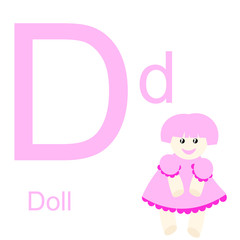  kids alphabet letter d