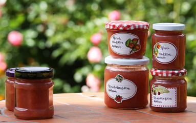 Eingekochte Marmelade