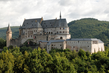 Fototapeta na wymiar Vianden castle, Luxembourg