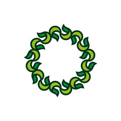 Herbal frame in a modern style