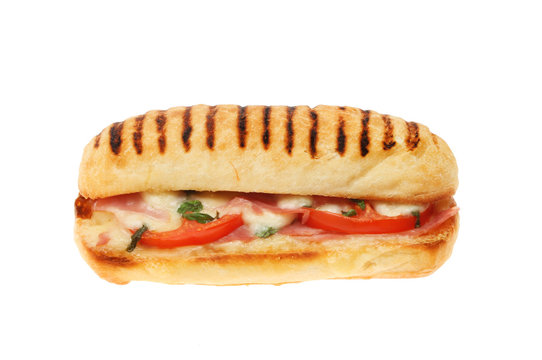 Pannini isolated against white