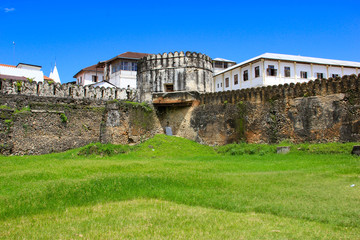 Fototapeta na wymiar Zanzibar Stone Town, old fort