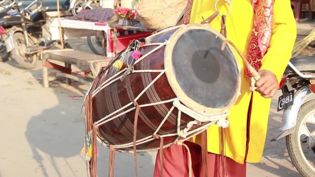 Punjabi Drum Beater