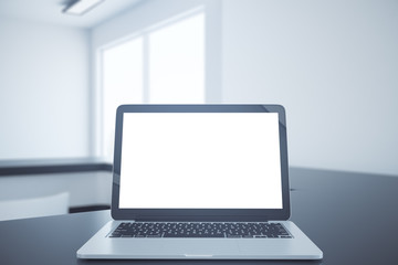 Fototapeta premium Blank laptop