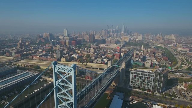 Aerial Pennsylvania Philadelphia September 2016 4K