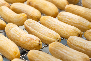 Sun dried organic bananas