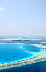 Obraz premium Atolls of Maldives