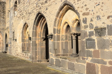 Architekturdetail im Kloster Arnsburg