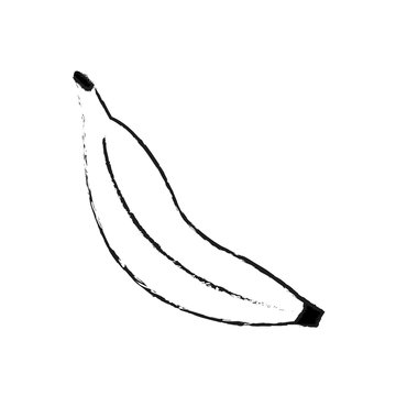 banana fruit icon image vector illustration design 