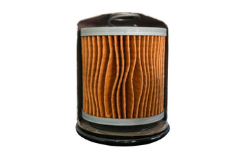 car filters isolated on white background with clipping path
