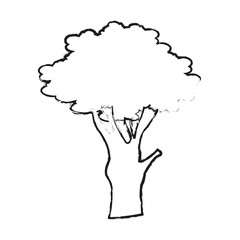 single tree icon image vector illustration design 