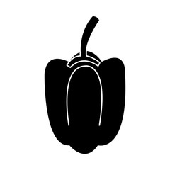 bell pepper vegetable icon image vector illustration design 