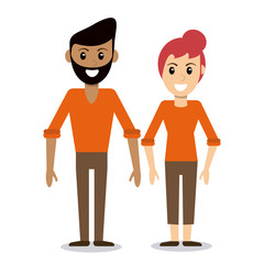 couple relationship together image vector illustration eps 10