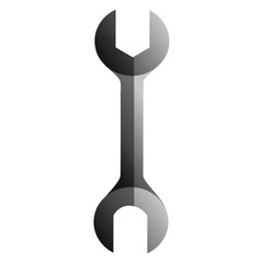 wrench key tool icon vector illustration design