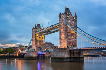 Tower Bridge in the Morning, London, United Kingdom