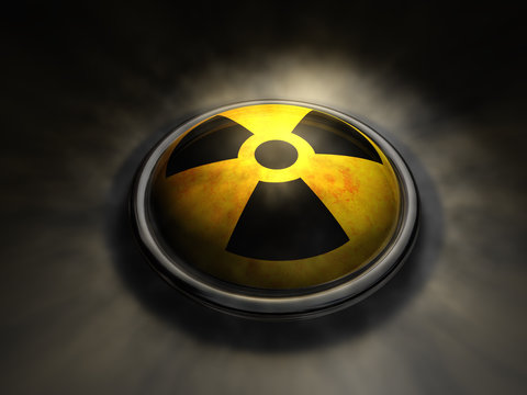 Radioktiv - Symbol Button