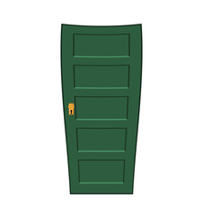 door cartoon vector symbol icon design.