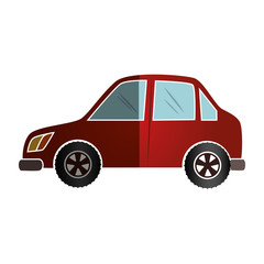 car vehicle isolated icon