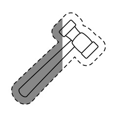 hammer tool isolated icon