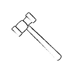 hammer tool isolated icon