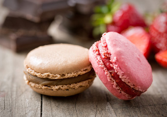 sweet french macaron.