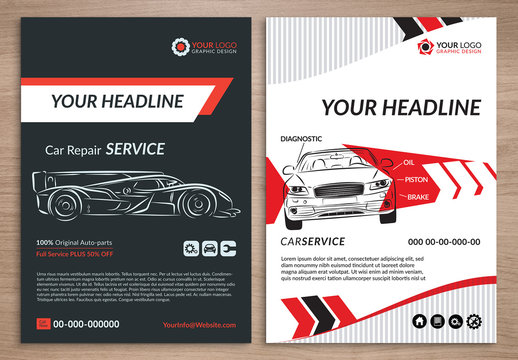 Automotive Services Flyer Layout 3